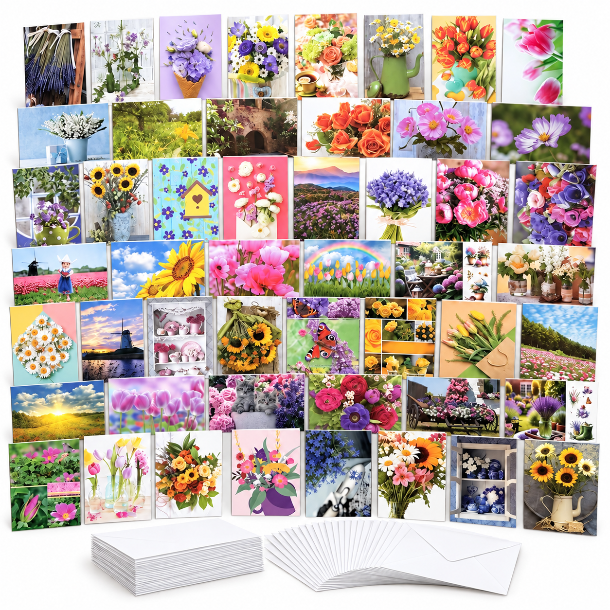 50 Bloemenkaarten 50 Bloemenkaarten