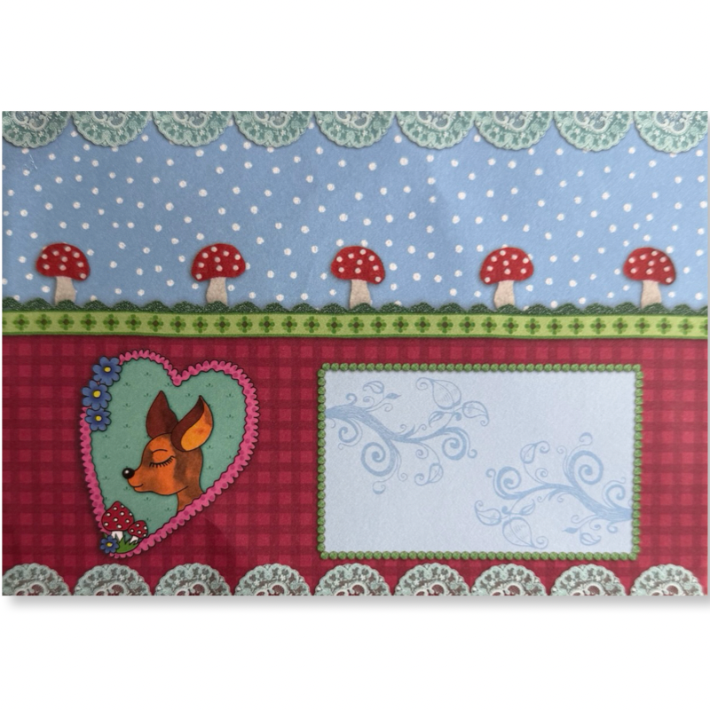B6 Enveloppen Blauw Hertje B6 Enveloppen Blauw Hertje