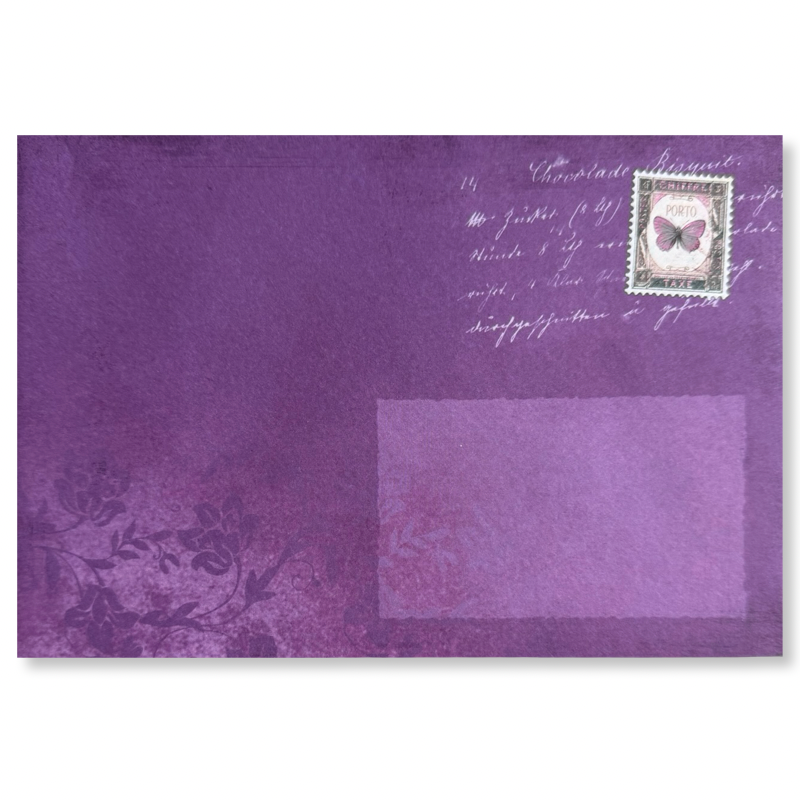 B6 Enveloppen Paars Printje B6 Enveloppen Paars Printje