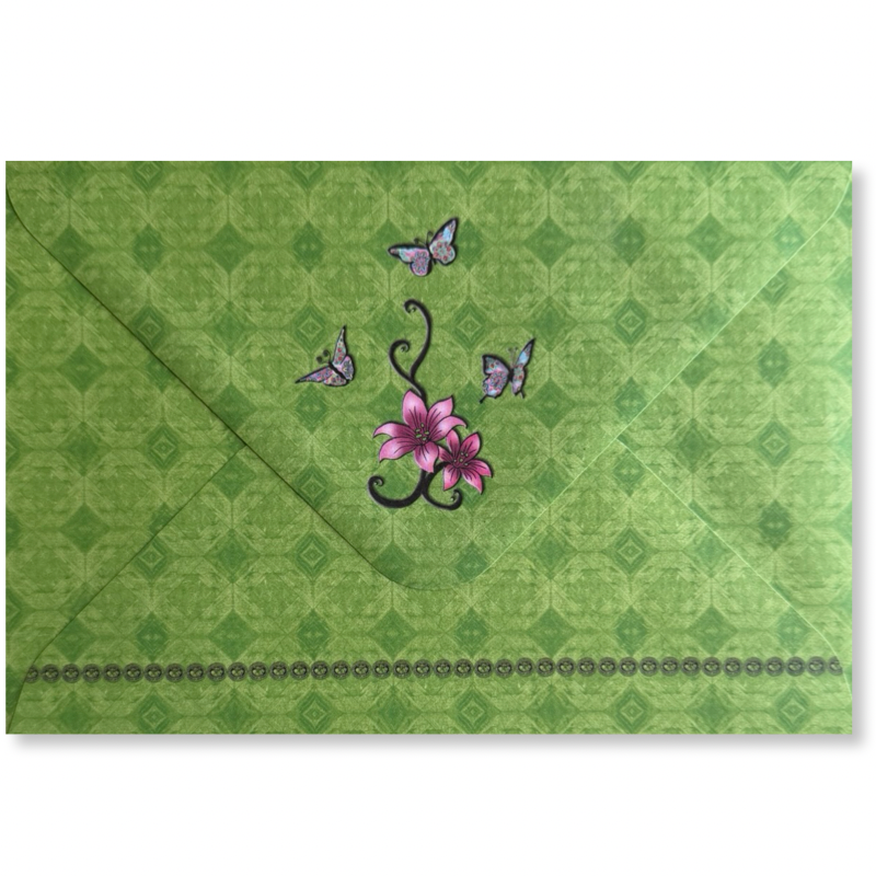 B6 Enveloppen Groen Print B6 Enveloppen Groen Print