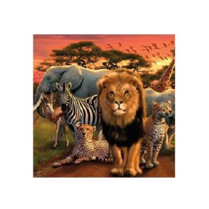 diamond painting savanne dieren