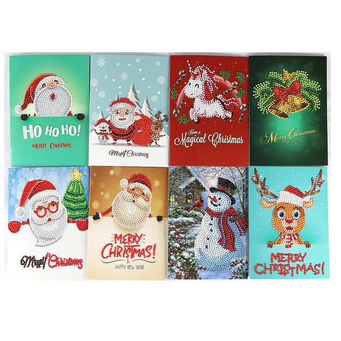 Diamond Painting Kerstkaarten Diamond Painting Kerstkaarten