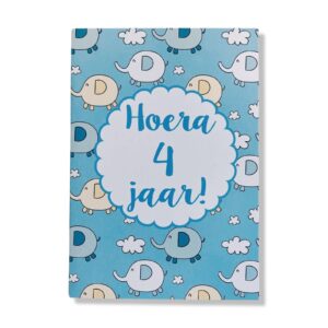 Hoera 4 jaar!