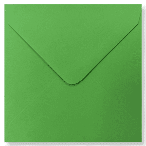 Vierkante Enveloppen 15,5x15,5cm Gras Groen