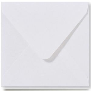 vierkante enveloppen wit