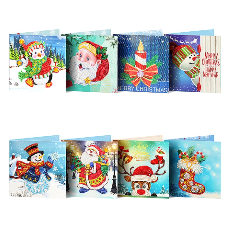 diamond painting kerstkaarten diamond painting kerstkaarten