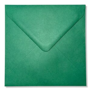 vierkante enveloppen donker groen