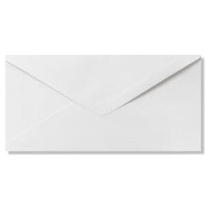 Din Lang Enveloppen 11x22cm Wit