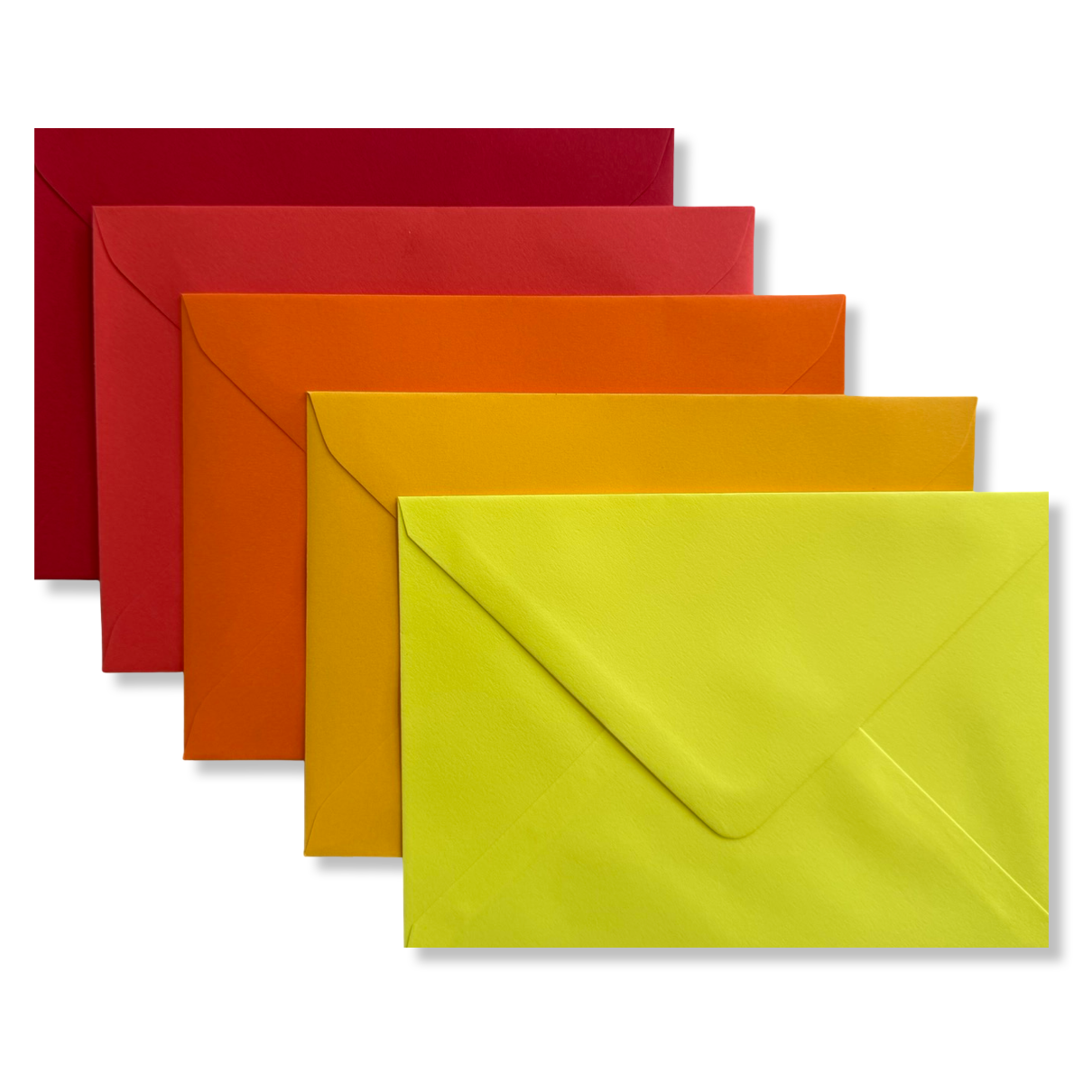 C6 Enveloppen Mix Geel / Rood tinten C6 Enveloppen Mix Geel / Rood tinten