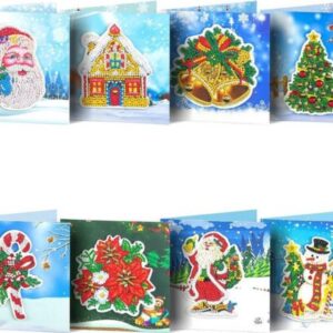 diamond painting kerstkaarten