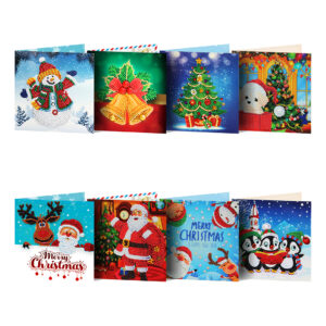 Diamond painting kerstkaarten