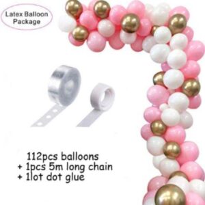 Ballonnen set roze goud