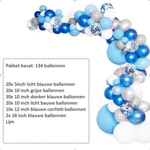 Ballonnen set blauw