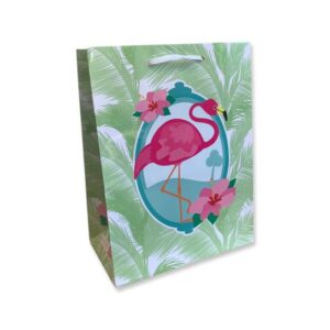 cadeautasje flamingo