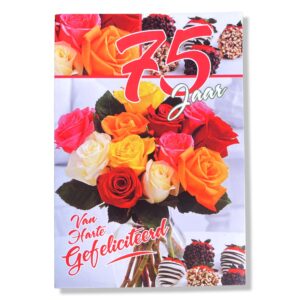 75 Jaar Van Harte Gefeliciteerd