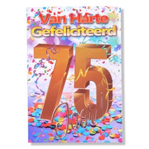 Van Harte Gefeliciteerd 75 jaar