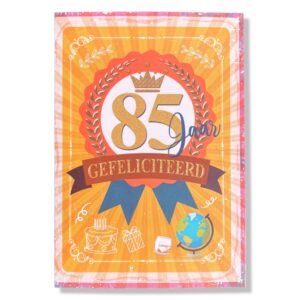 85 jaar Gefeliciteerd