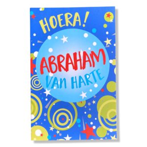 Hoera Abraham van harte