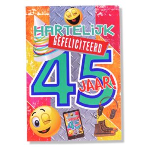 Hartelijk Gefeliciteerd 45 jaar!