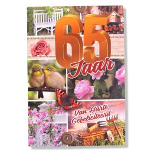 65 jaar van harte Gefeliciteerd