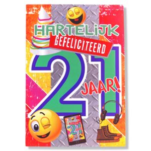 Hartelijke Gefeliciteerd 21 jaar!