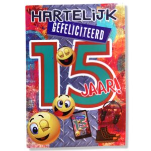 Hartelijk Gefeliciteerd 15 jaar!