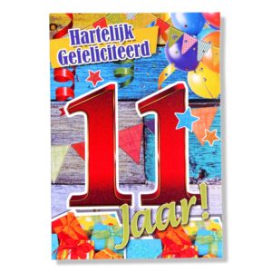 Hartelijk Gefeliciteerd 11 jaar!