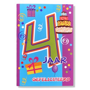 4 jaar Gefeliciteerd