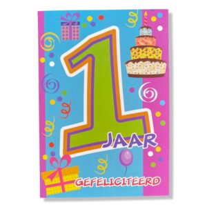 1 jaar Gefeliciteerd