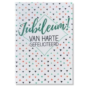 Jubileum Wenskaart