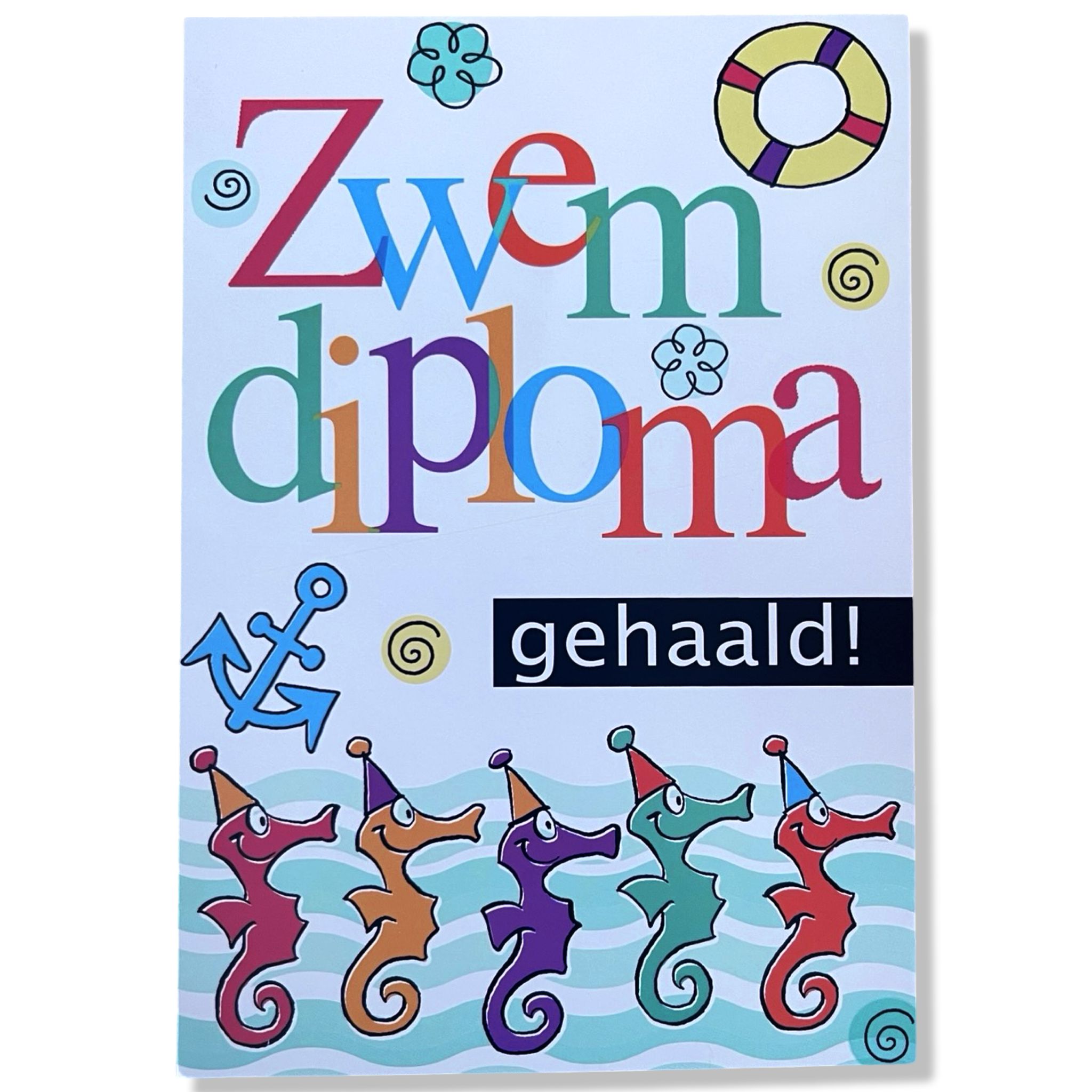 Zwemdiploma Wenskaart Zwemdiploma Wenskaart