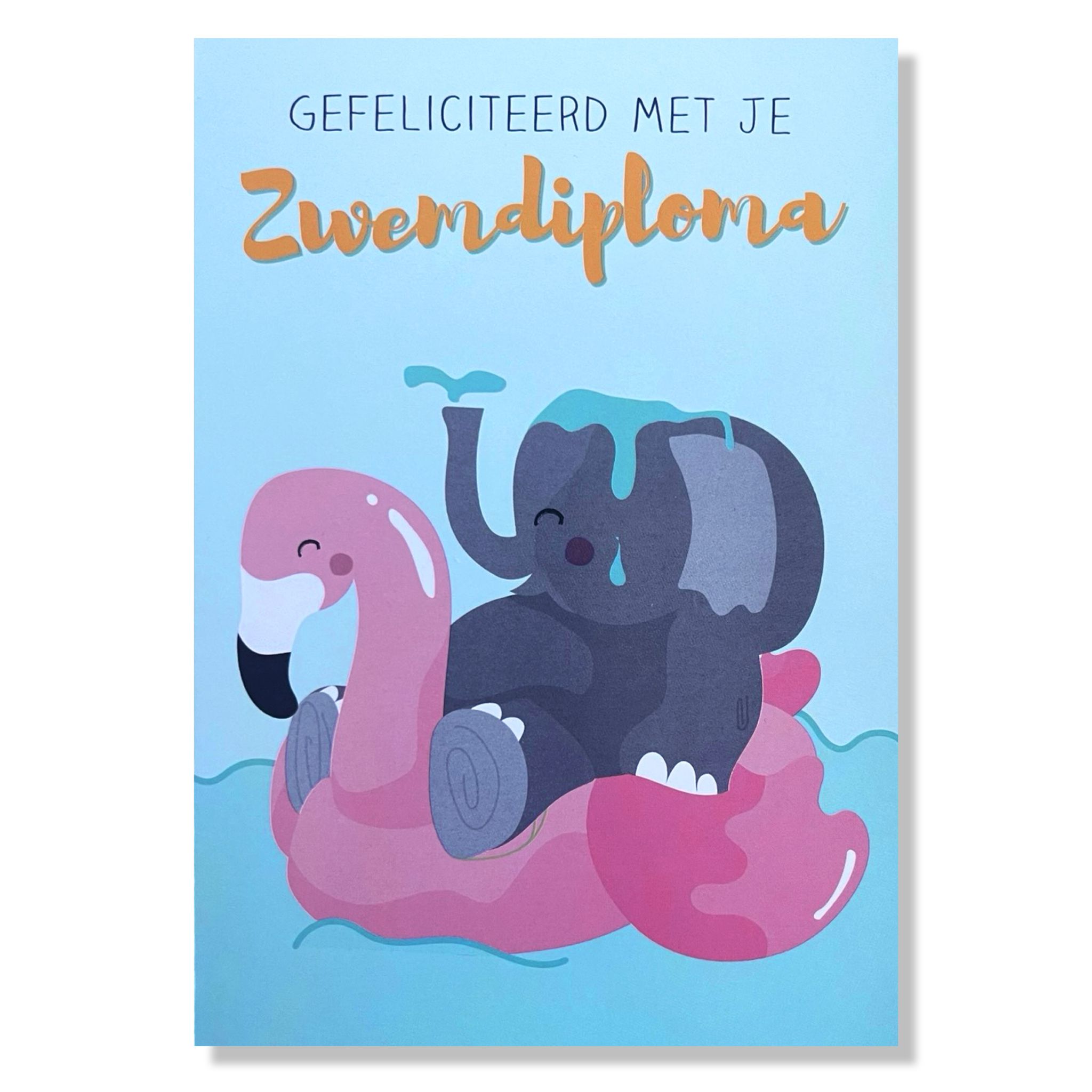 Zwemdiploma Wenskaart Zwemdiploma Wenskaart