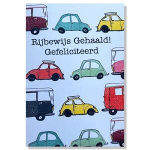 Rijbewijs Wenskaart