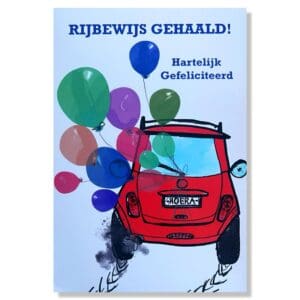 Rijbewijs Wenskaart