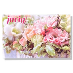 Jarig! felicitatie wenskaart