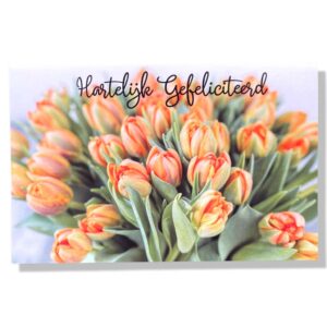 hartelijk gefeliciteerd wenskaart