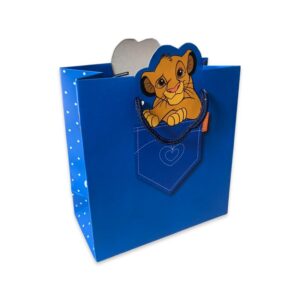 cadeautasje blauw tijgertje