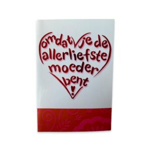 Moederdag wenskaart