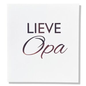 Lieve Opa
