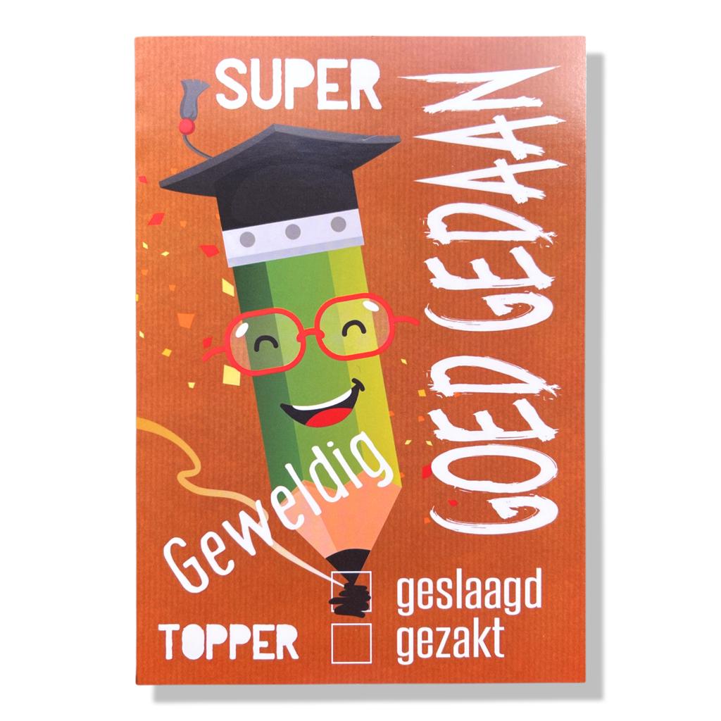 Geslaagd Wenskaart Geslaagd Wenskaart