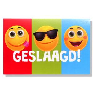 Geslaagd Wenskaart