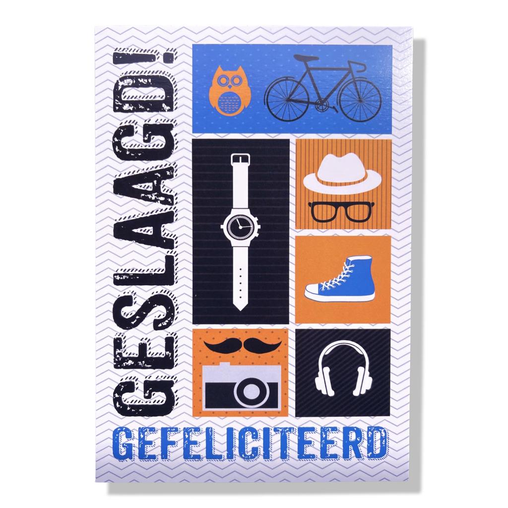 Geslaagd Wenskaart Geslaagd Wenskaart