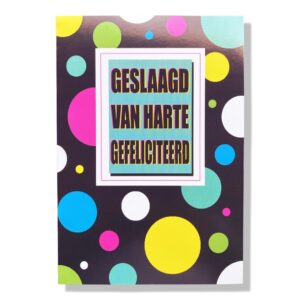 Geslaagd Wenskaart