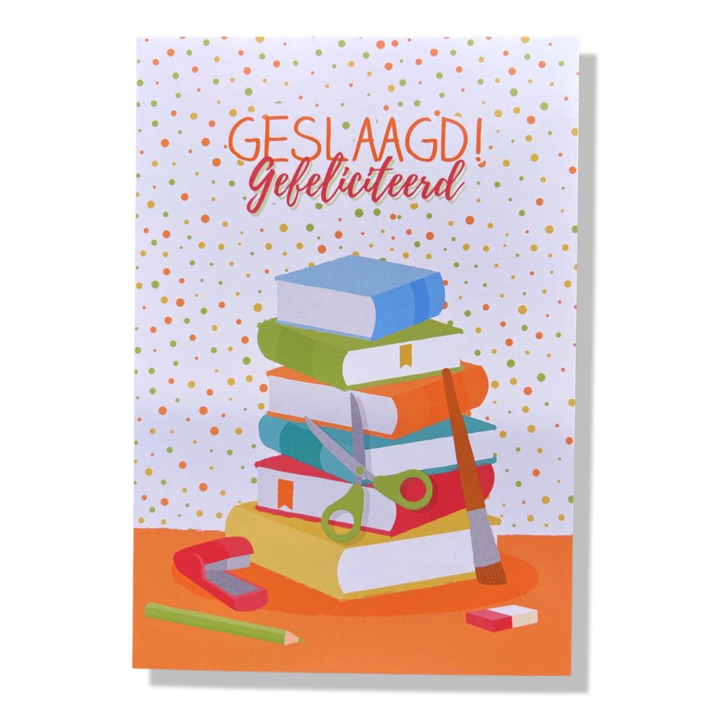 Geslaagd Wenskaart Geslaagd Wenskaart