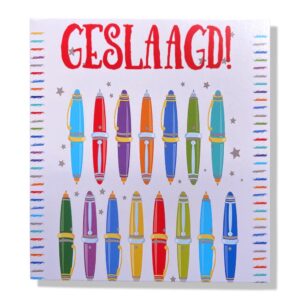Geslaagd Wenskaart