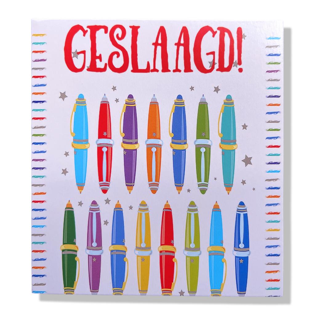 Geslaagd Wenskaart Geslaagd Wenskaart