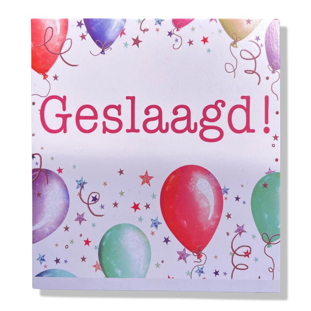 Geslaagd Wenskaart Geslaagd Wenskaart