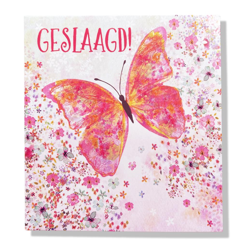 Geslaagd Wenskaart Geslaagd Wenskaart