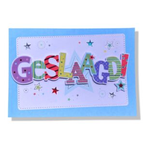 Geslaagd Wenskaart 3D Geslaagd!