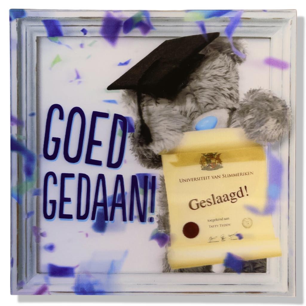 Luxe Geslaagd Wenskaart Goed Gedaan! Luxe Geslaagd Wenskaart Goed Gedaan!